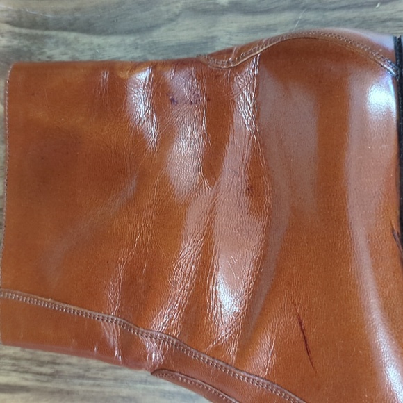 Florsheim Sorrento Pointed Toe Brown Leather Ankle Boots 10.5 D - Picture 9 of 11